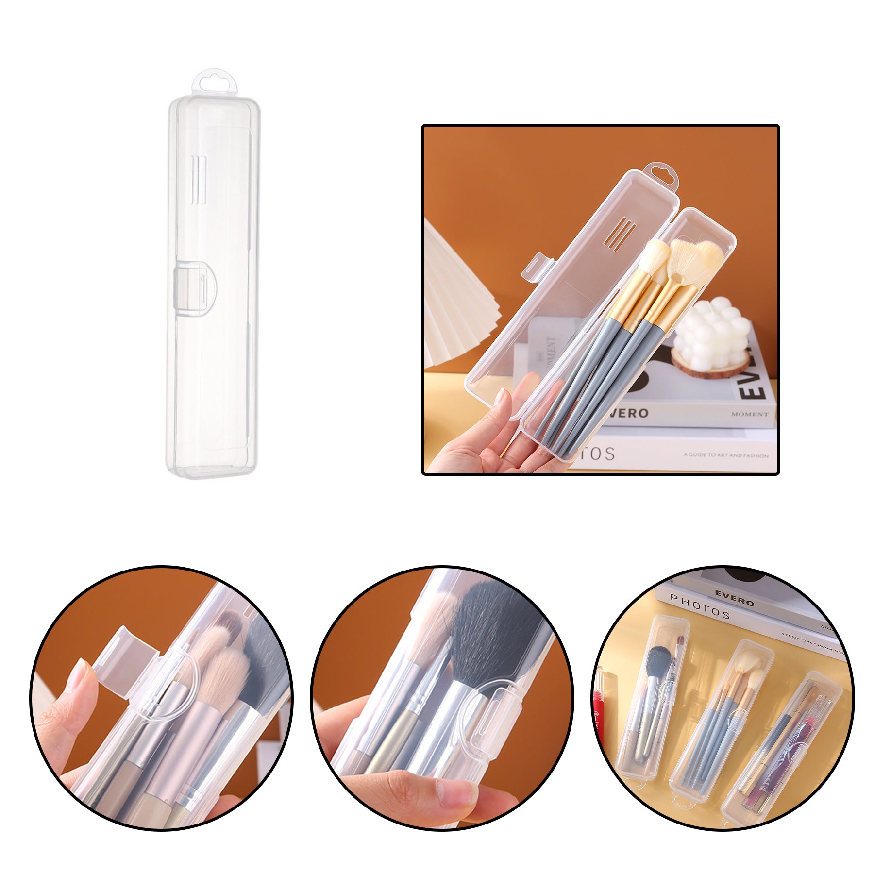 Makeup Brush Storage Box