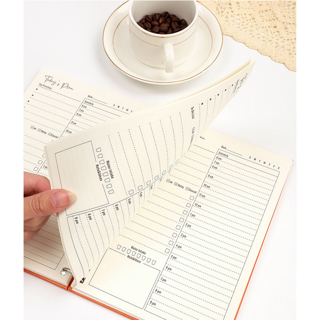 A5 Pu Leather Cover Spiral Notebook
