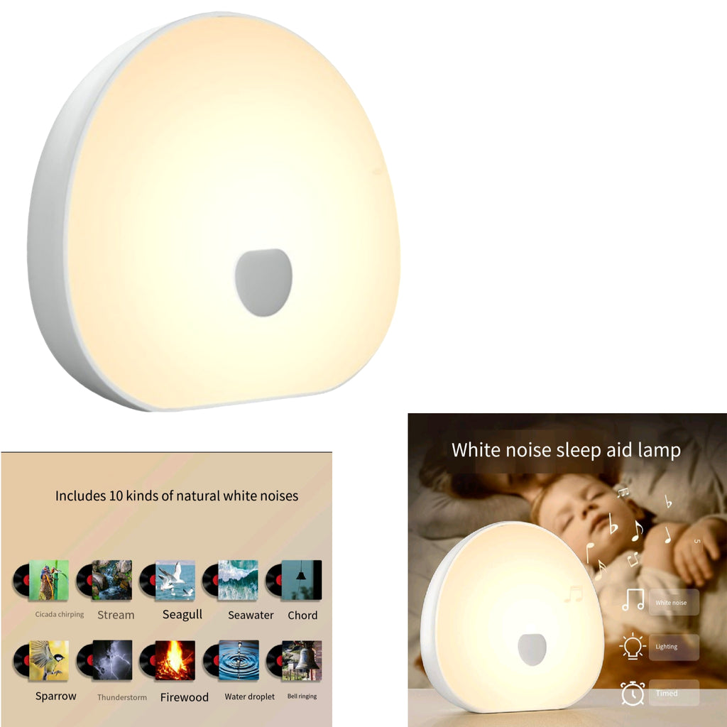 Baby Sound Machine White Noise Night Light Sleep Timer Calm
