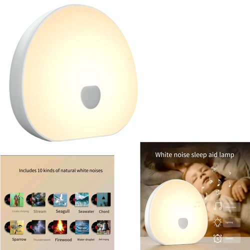 Baby Sound Machine White Noise Night Light Sleep Timer Calm