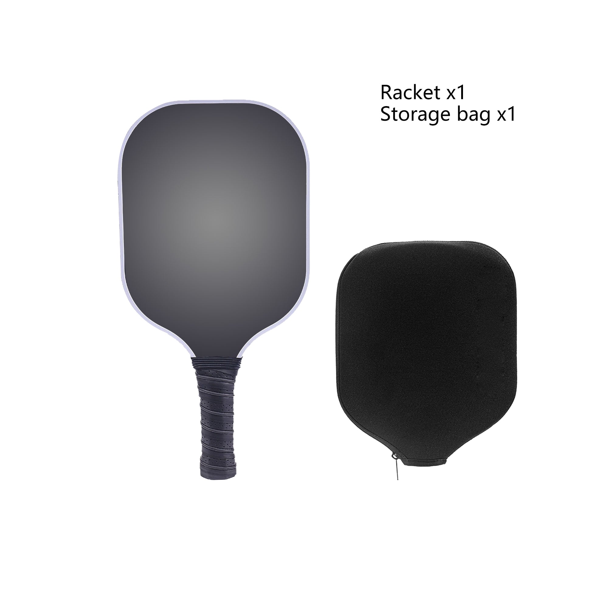 Pickleball Paddle Fiberglass Surface With Bag For Beginners