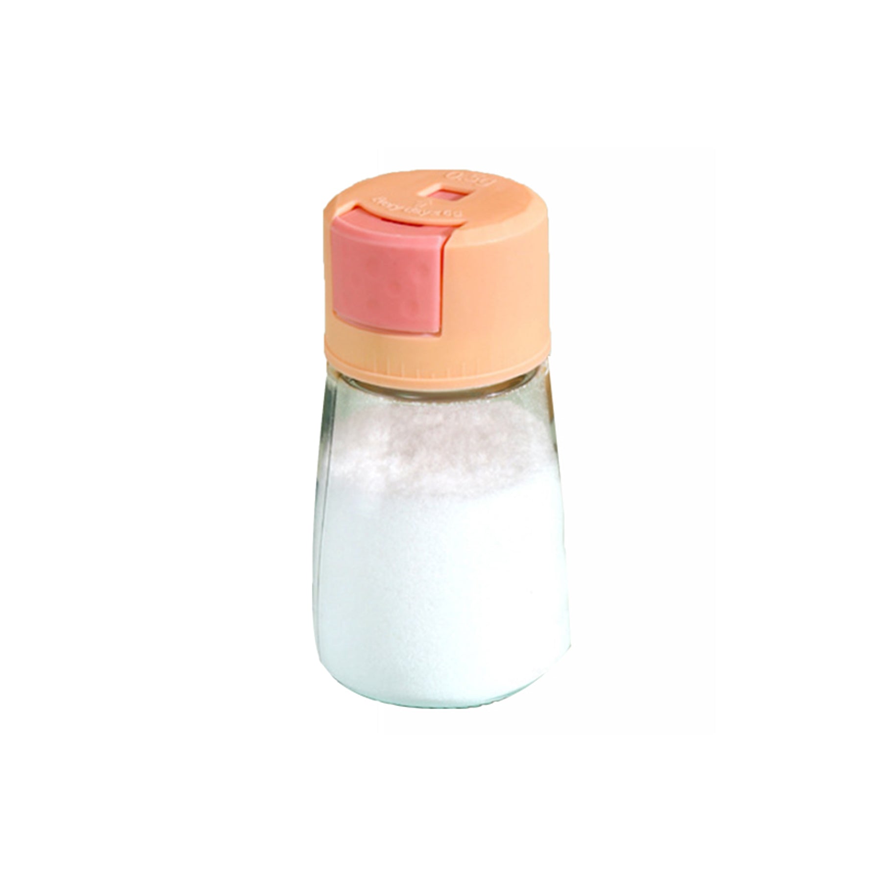 Kitchen Glass Press Type Seasoning Bottle & Jar