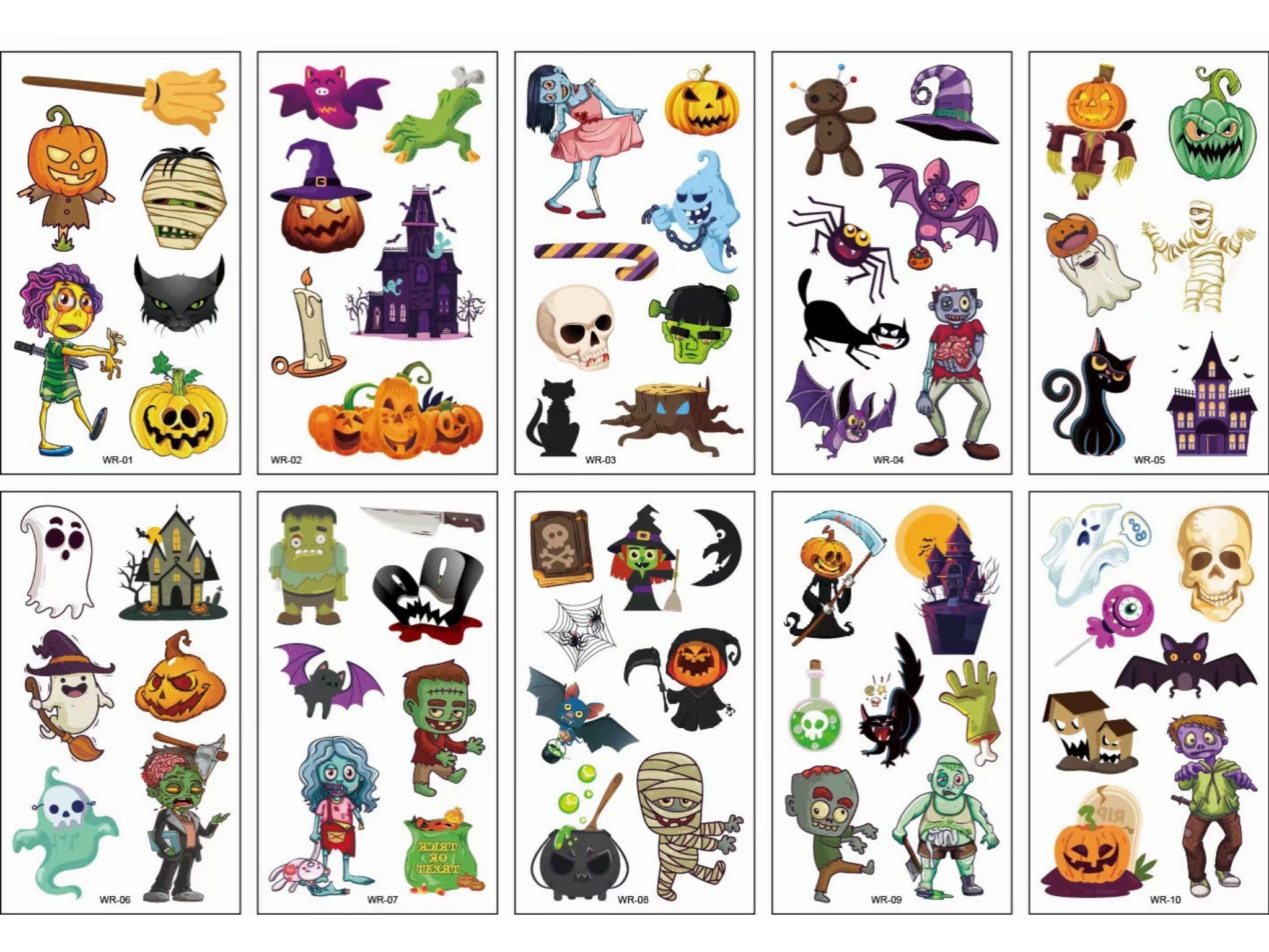 Diverse Themes Temporary Tattoo Stickers