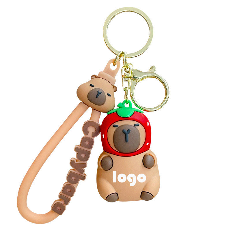 Cartoon Capybara Key Chain