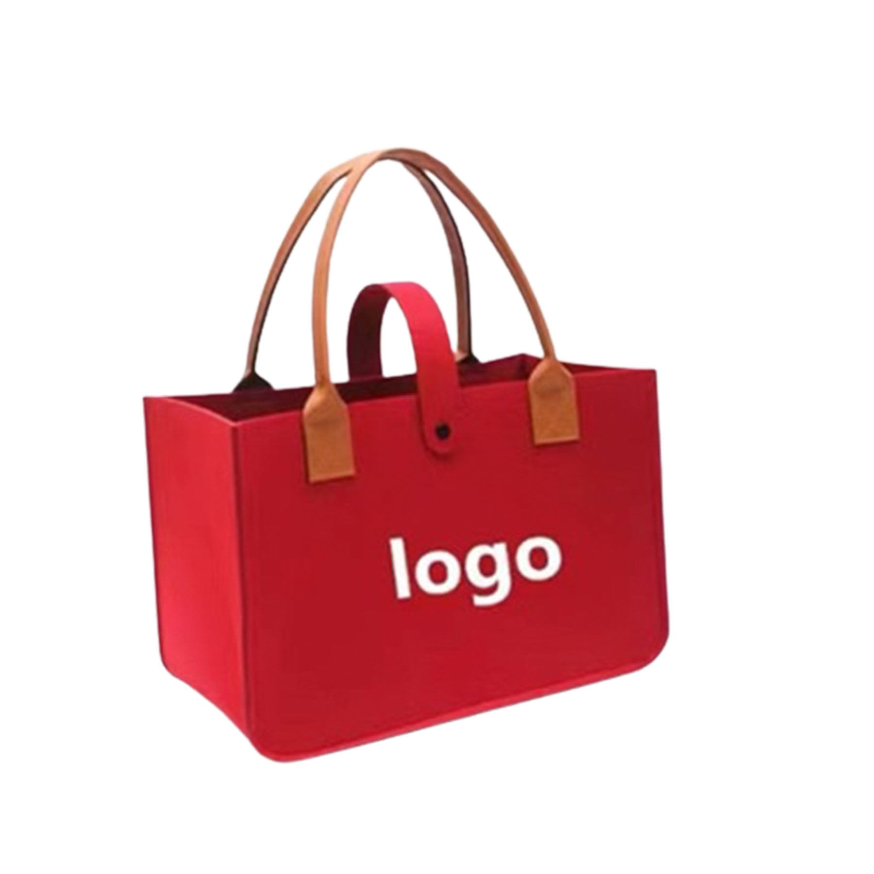 Shopping Simple Felt Tote Bag