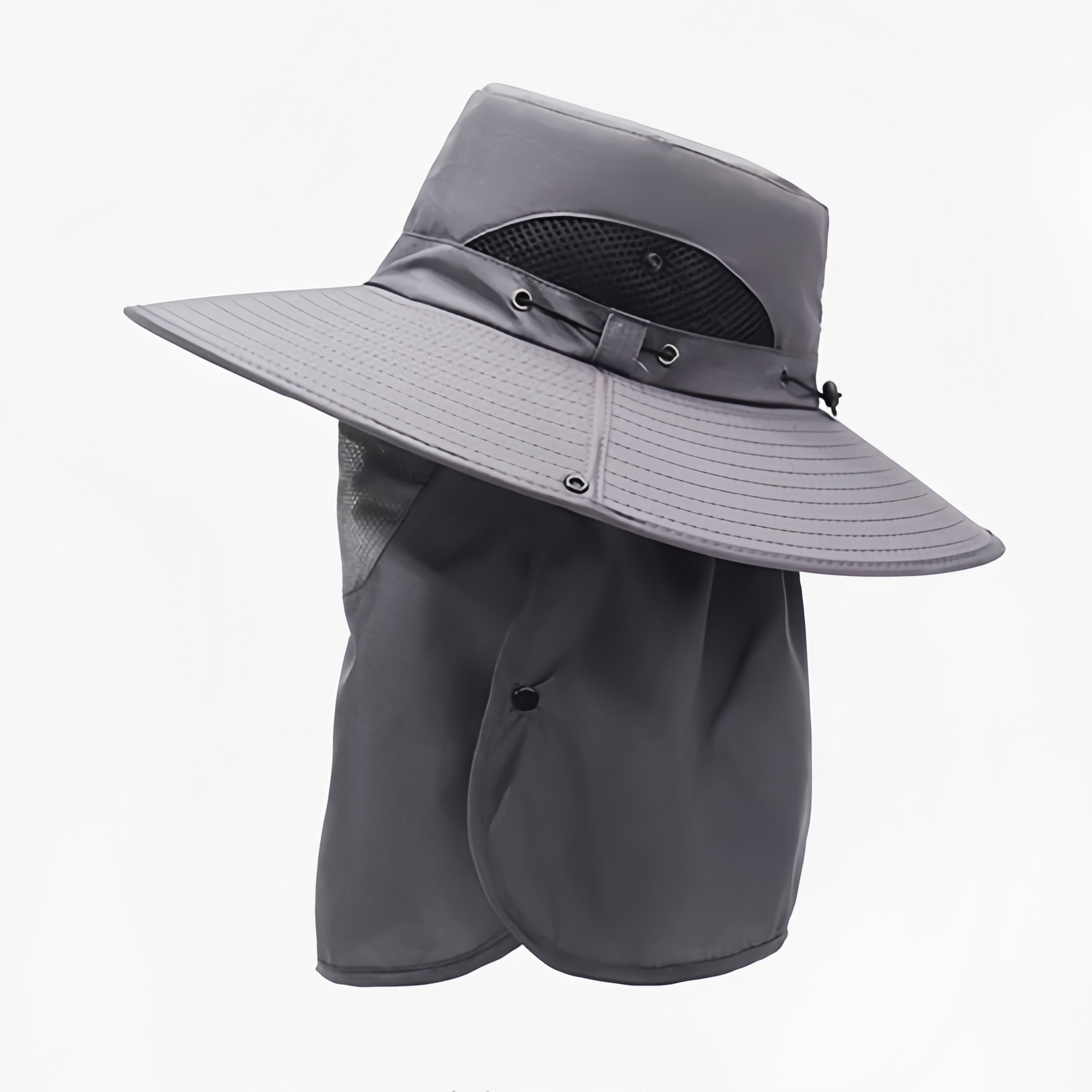 Bucket Hat With Attached Face Mask