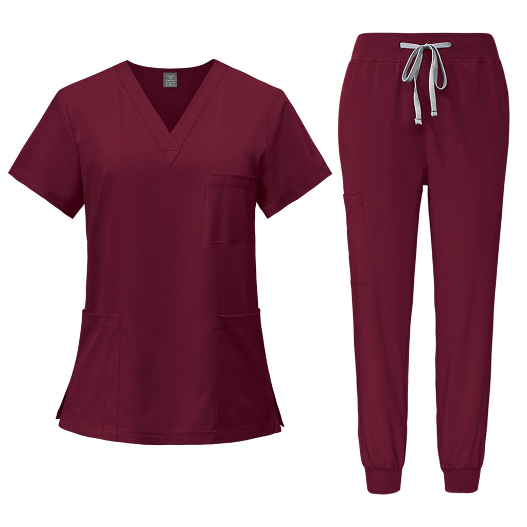 Unisex Quick-Dry Short-Sleeve Hospital Workwear Set