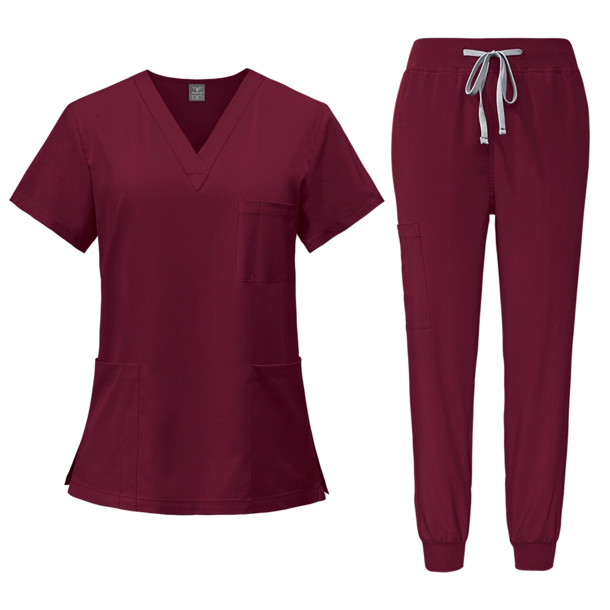 Unisex Quick-Dry Short-Sleeve Hospital Workwear Set