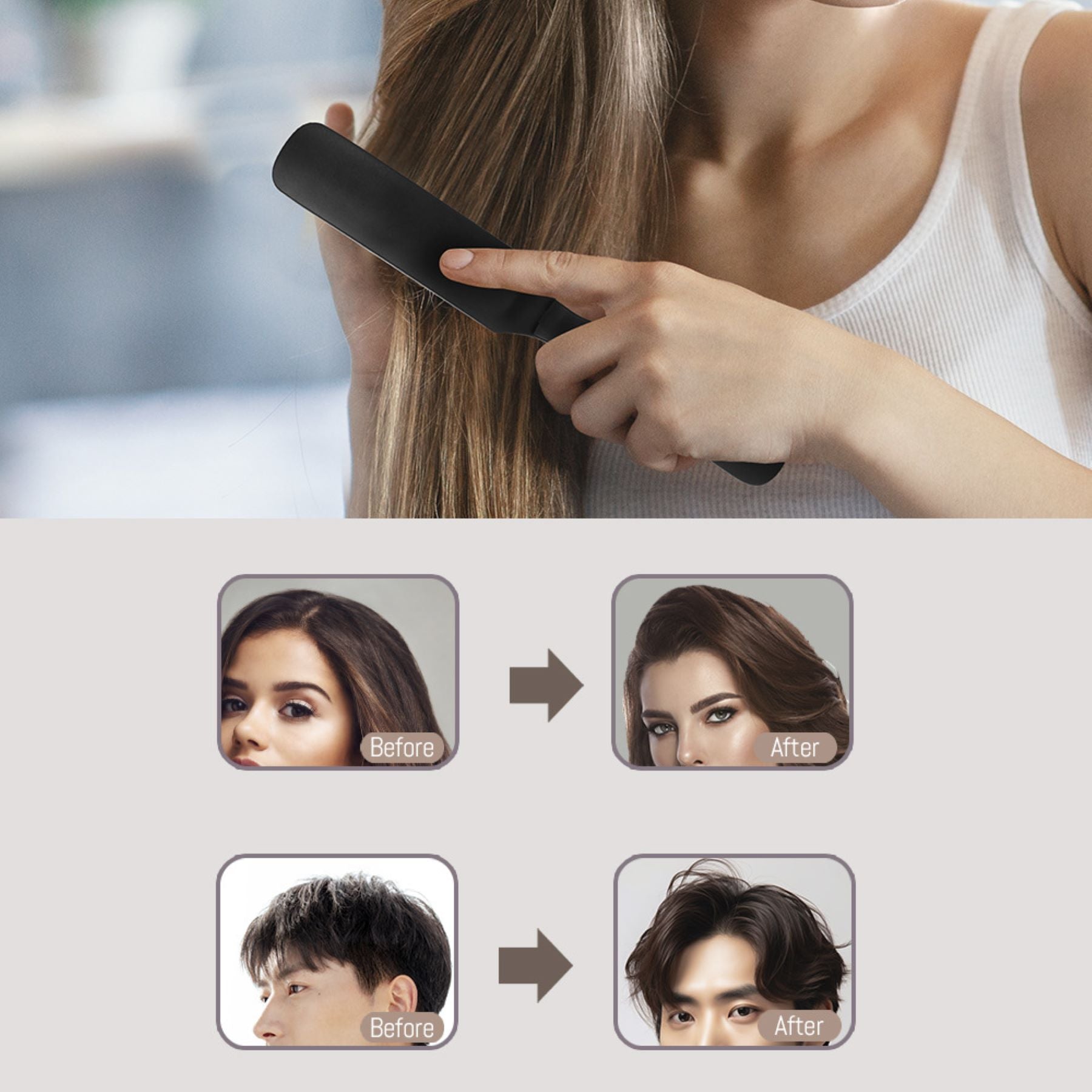 Foldable Boar Bristle Comb