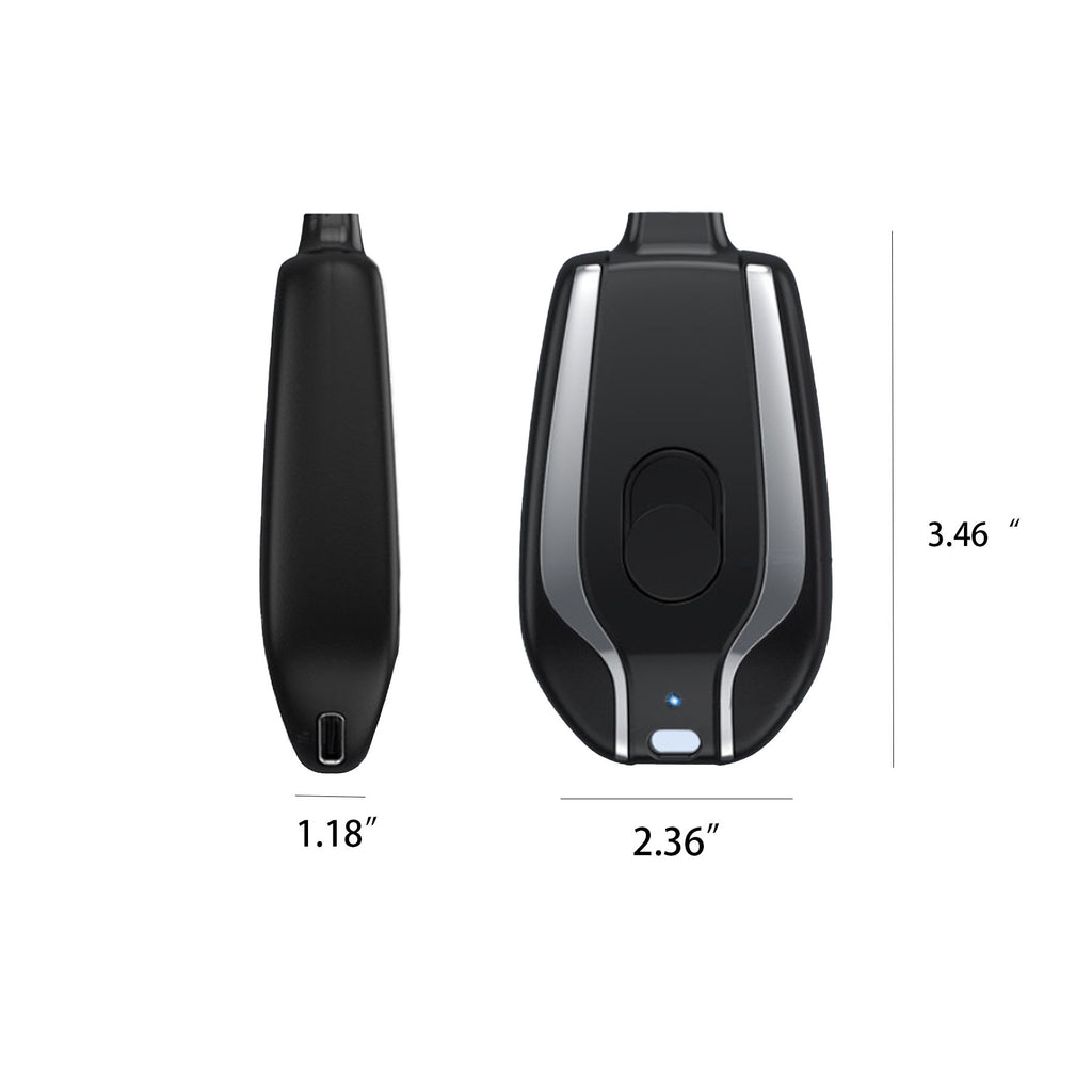 Portable Power Bank With Keychain