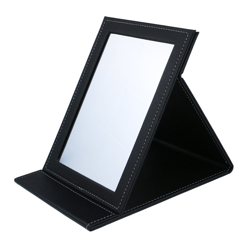 Leather Folding Makeup Mirror