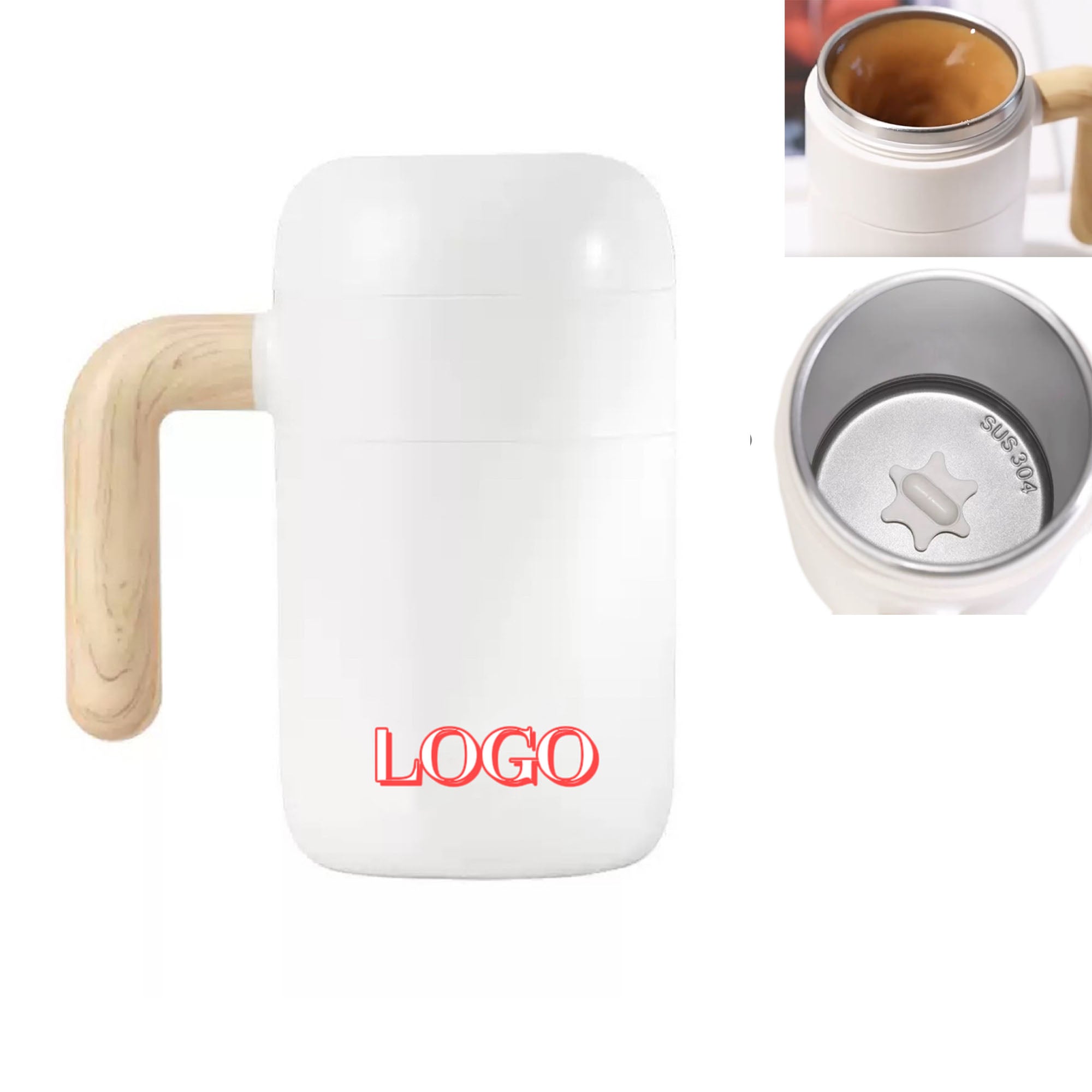 12 Oz. Electric Magnetic Automatic Stirring Mug