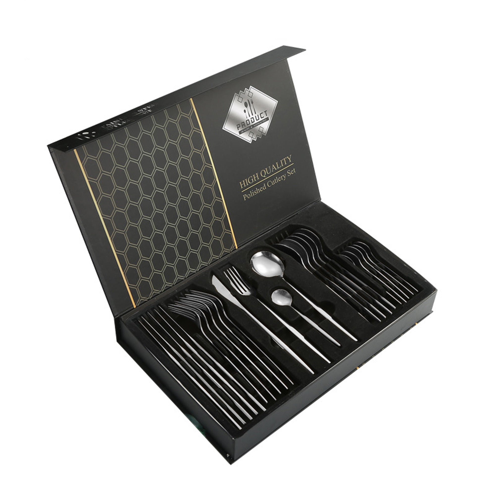 Stainless Steel Cutlery 24-Piece Set