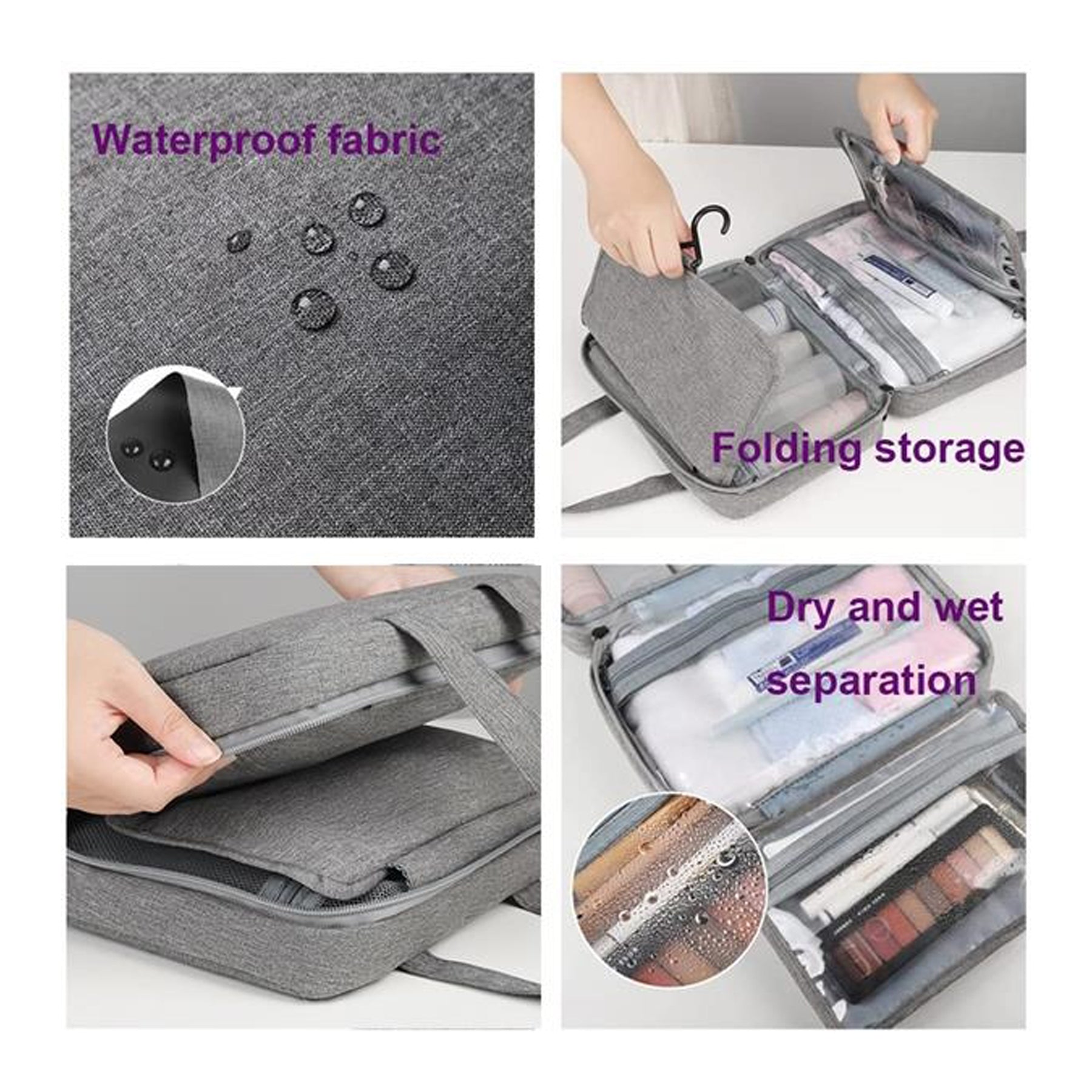 Large Hanging Travel Toiletry Bag