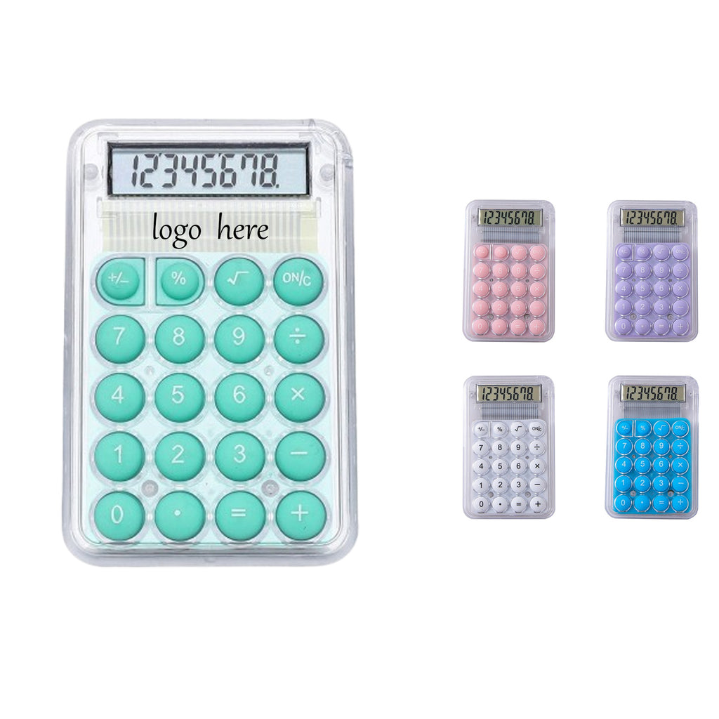 Mini Clear Plastic Calculator