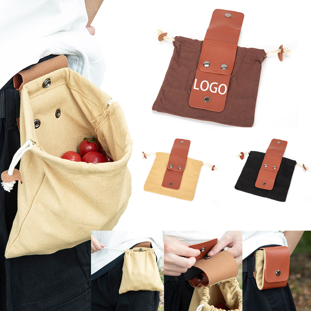 Multi-Functional Foldable Organizer Drawstring Belt Pouch