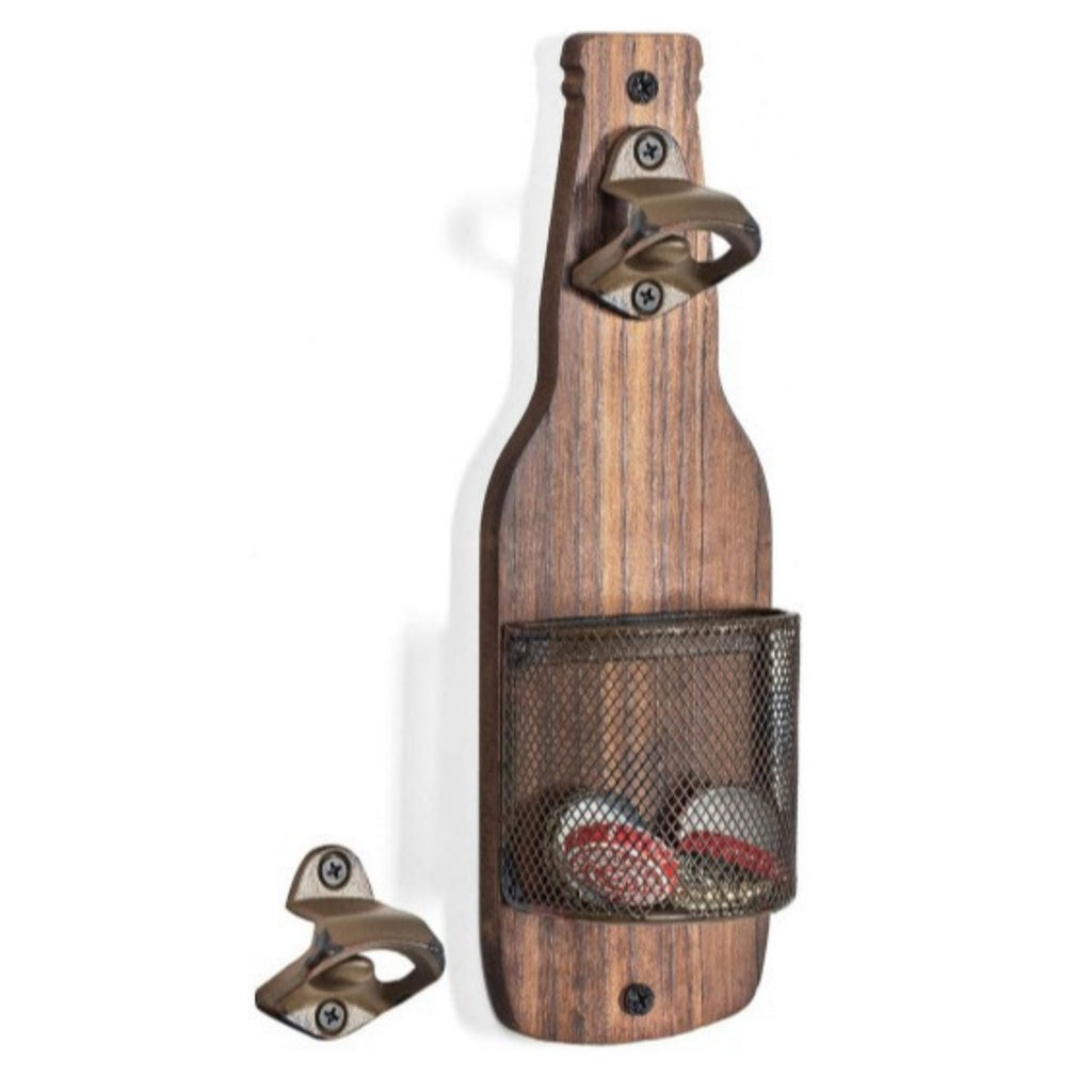 Wall-Mounted Bottle Cap Storage Basket