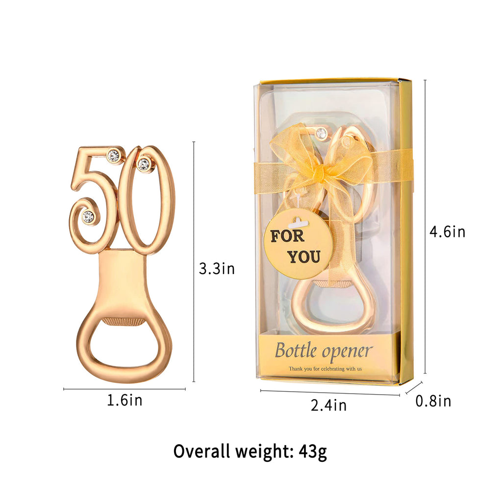 Digital Alloy Corkscrew Birthday Bottle Opener For Party Favors