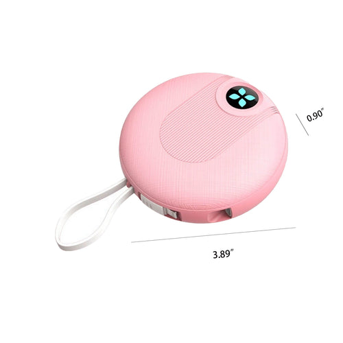 5000Mah Mini Portable Power Bank With Strap And Built In Cable