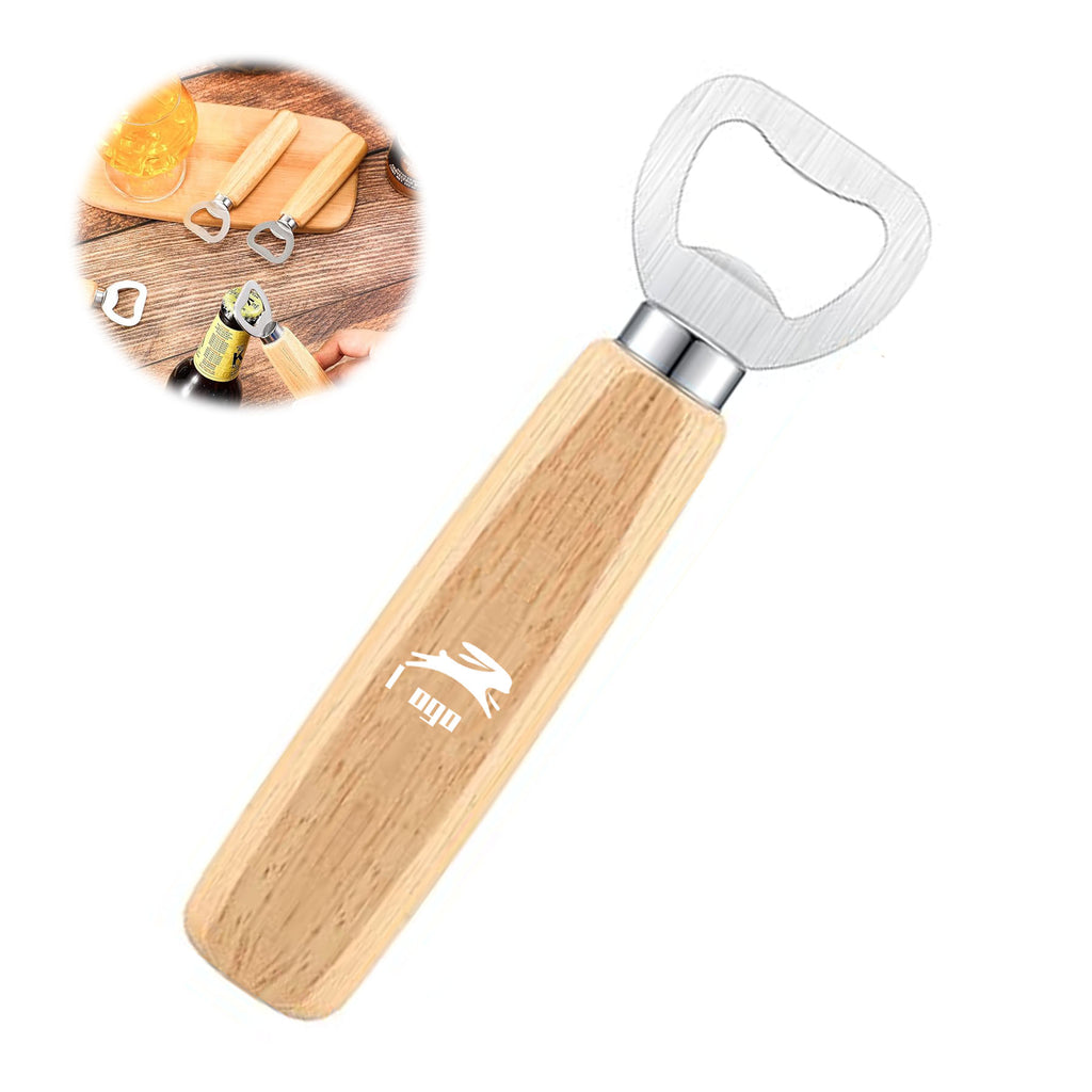 Wood Handled Bottle Opener
