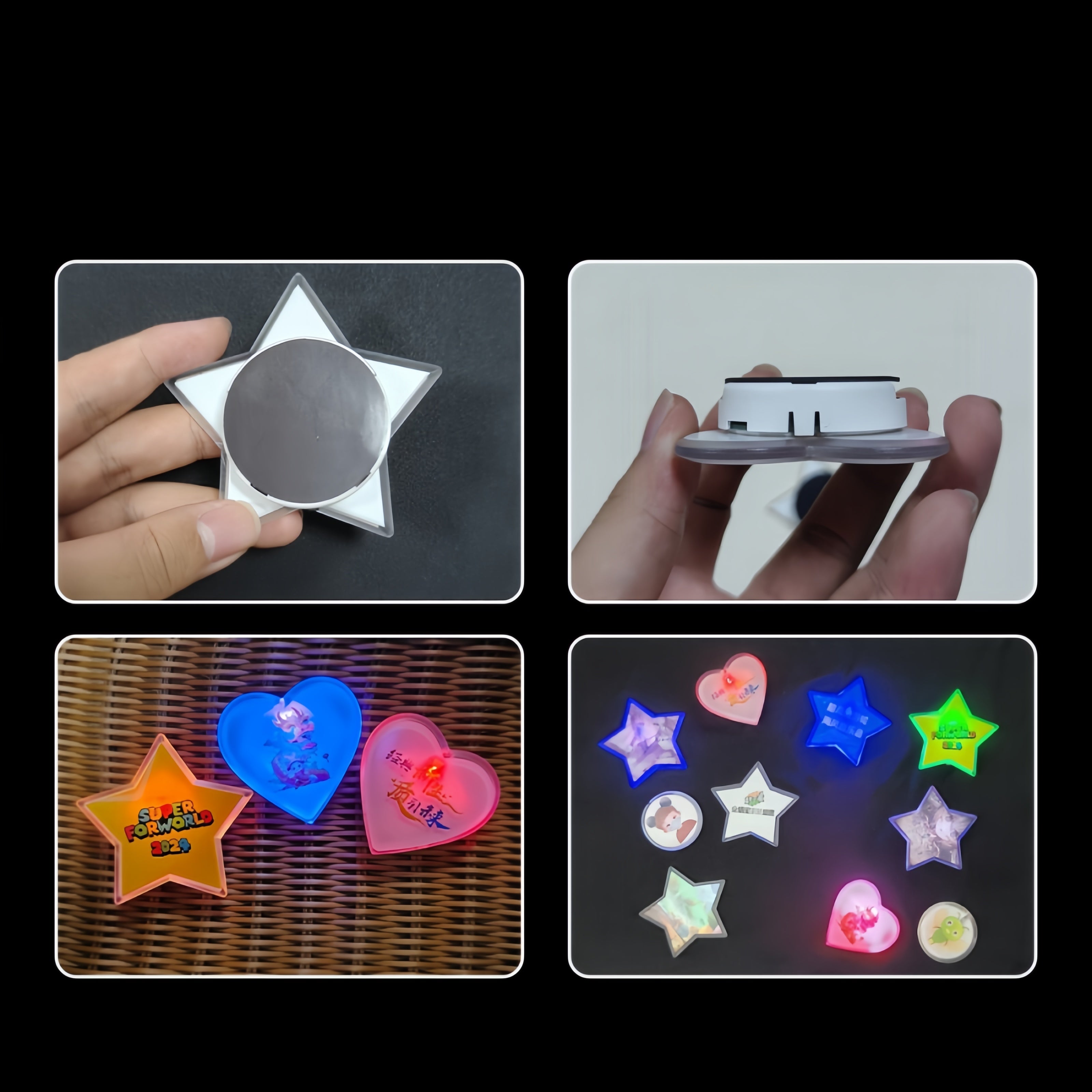 Acrylic Luminous Fridge Magnet