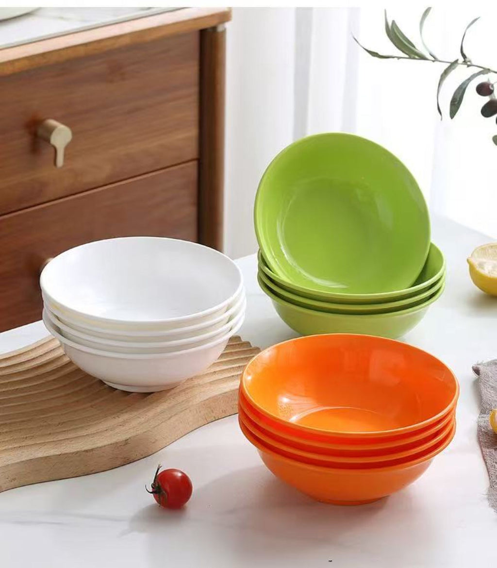 Microwave Oven Round Bowls (Four Pieces)