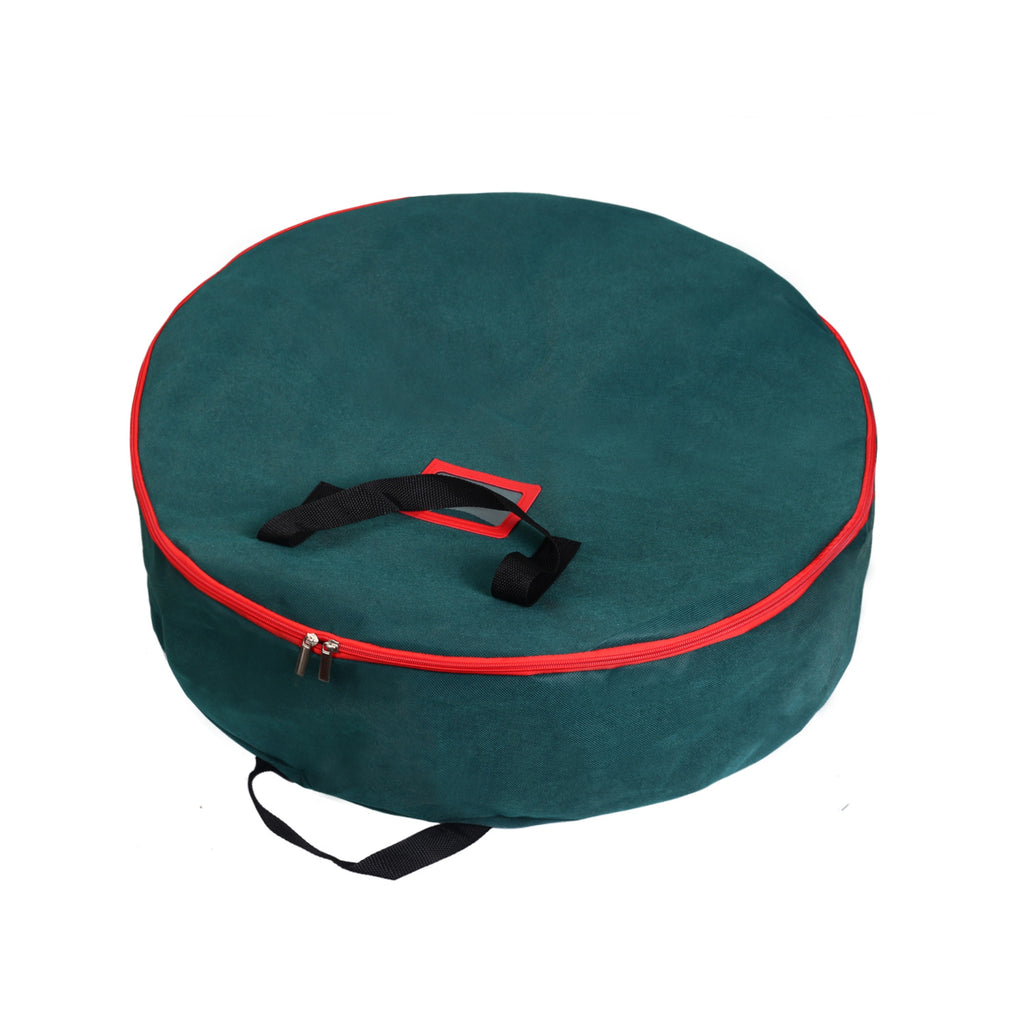Round Christmas Ornament Storage Bag Foldable Large Capacity