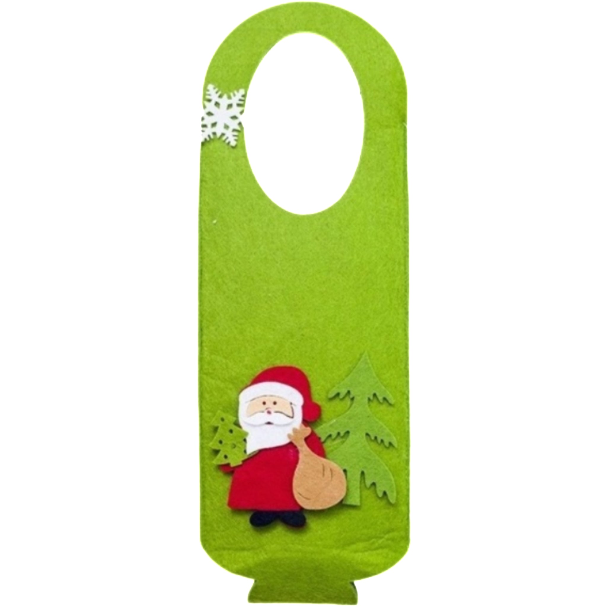 Christmas Felt Wine Bag