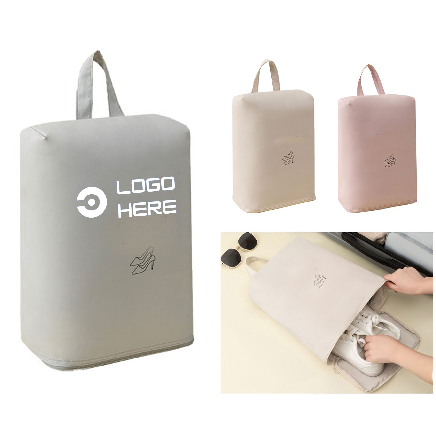Portable Shoe And Clothing Storage Bag
