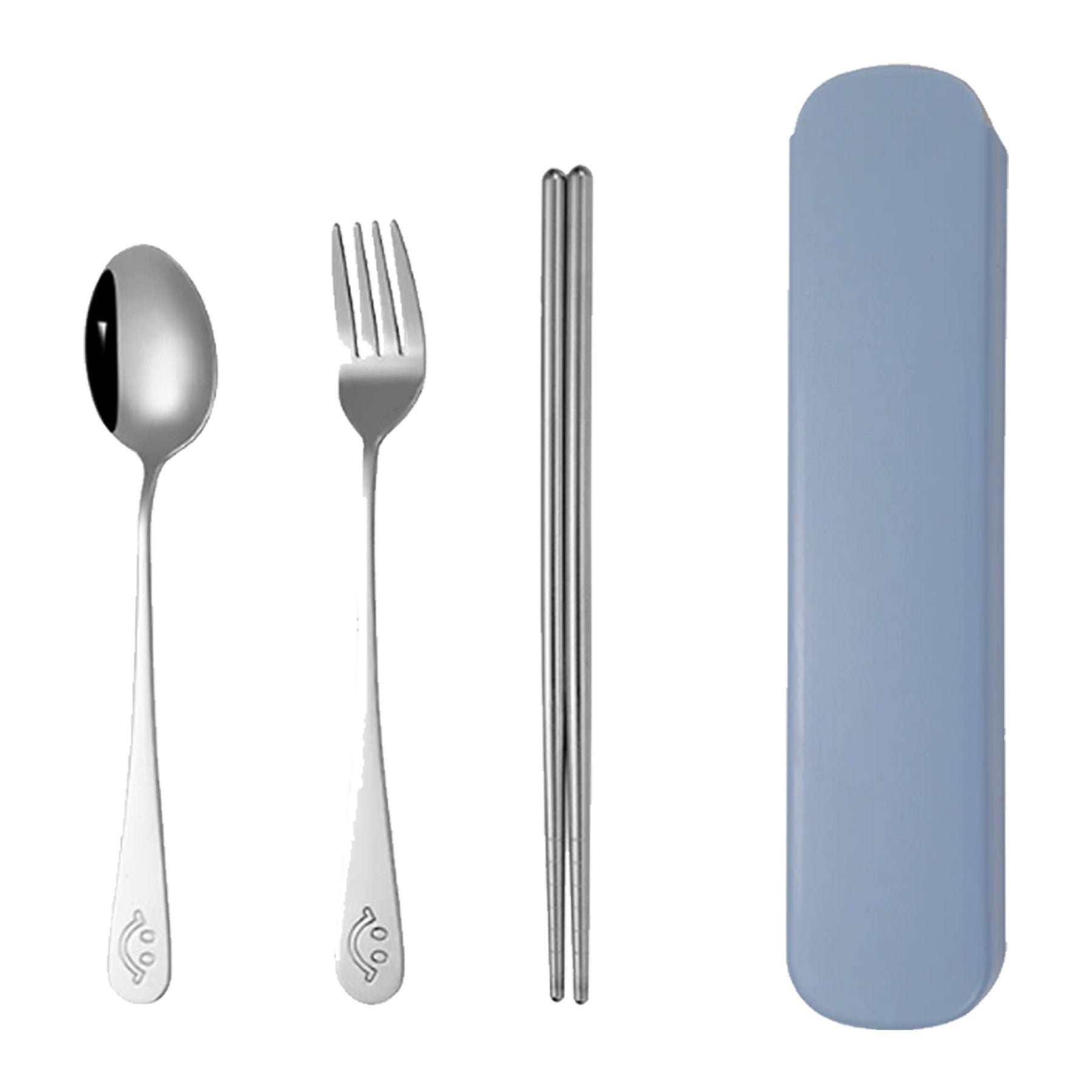 Stainless Steel Portable Cutlery Smile Face