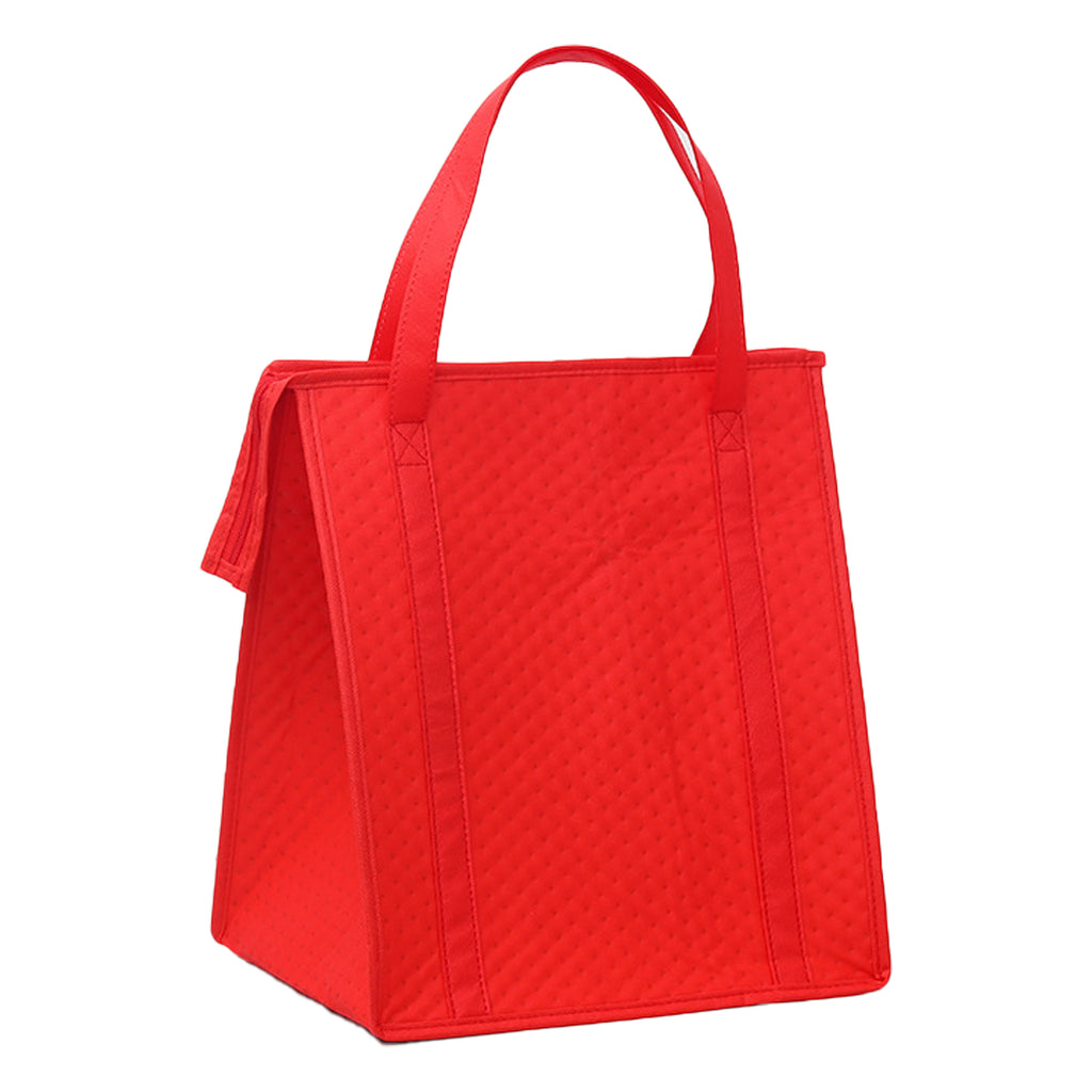 Embossed Spot Non-Woven Lunch Insulation Tote Bag
