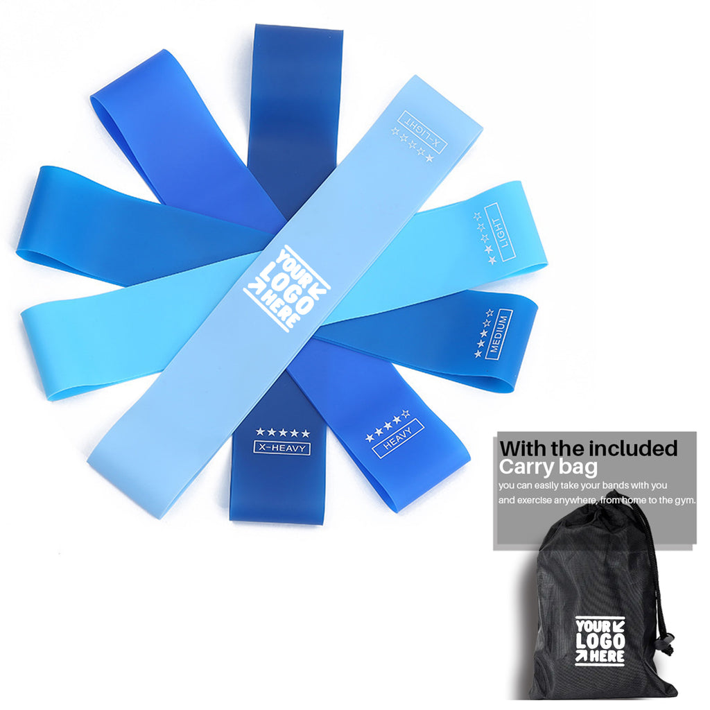 Blue Resistance Bands For Working Out