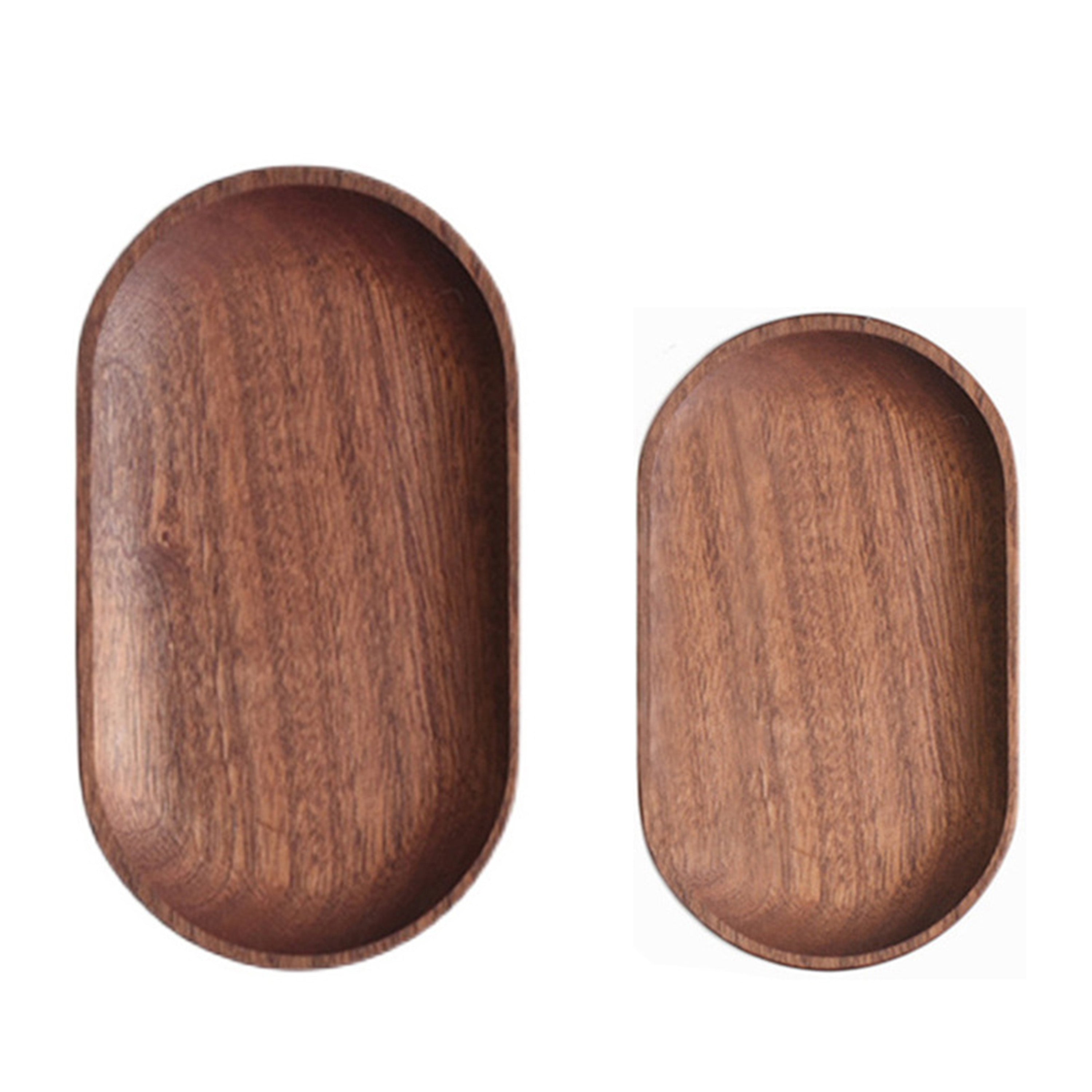 5-Piece Wooden Serving Tray Set