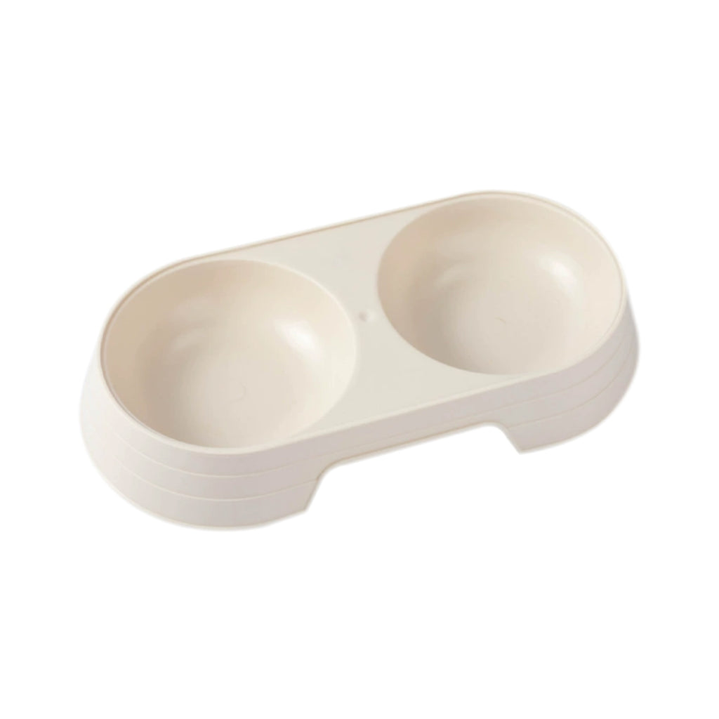 Pet Double-Bowl Cat Feeder