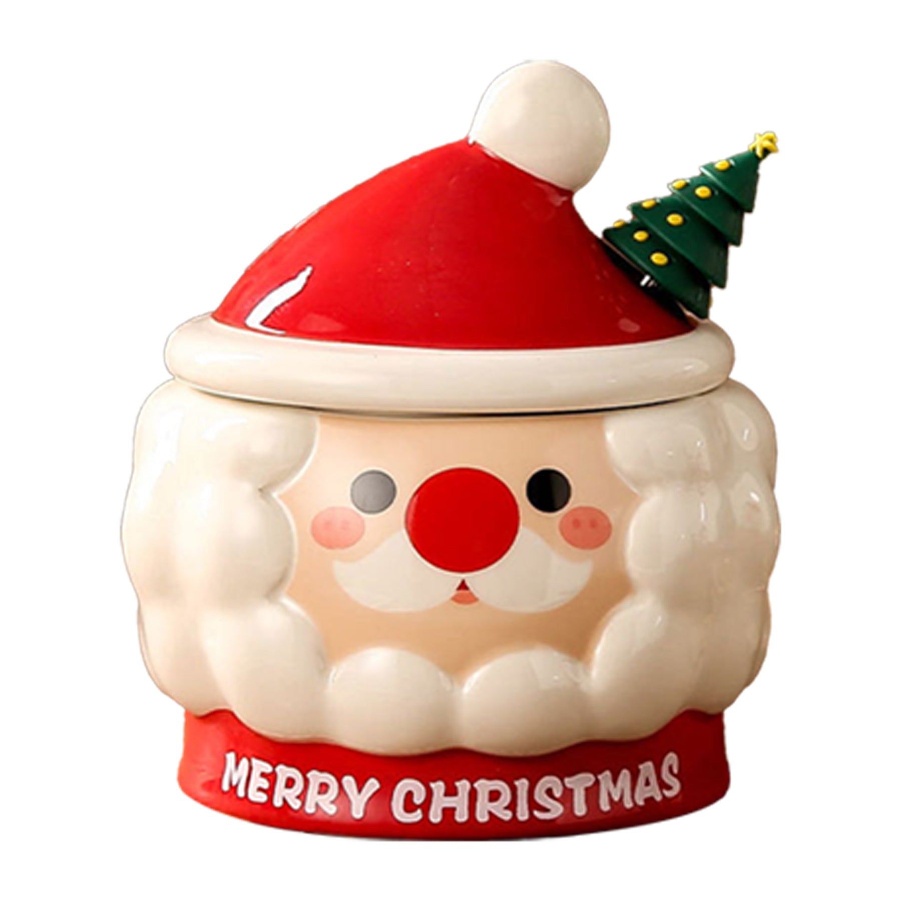 Santa Claus Shape Christmas Coffee Ceramic Mug