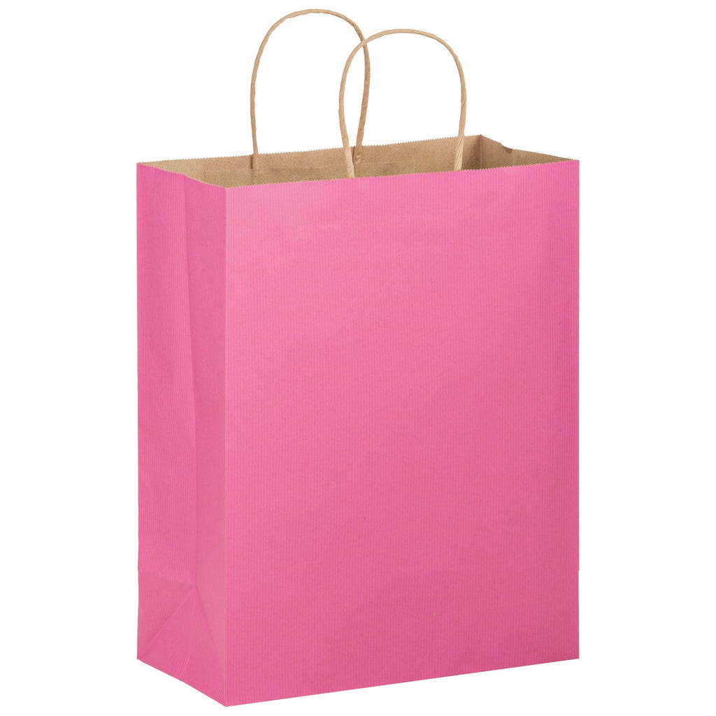 Matte Color Paper Shopper Tote Bag (10"x5"x13")
