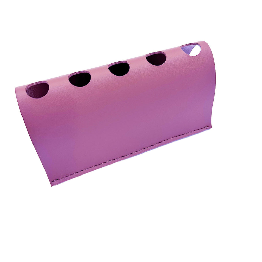 Leather Desk Pen Holder Stationery Storage