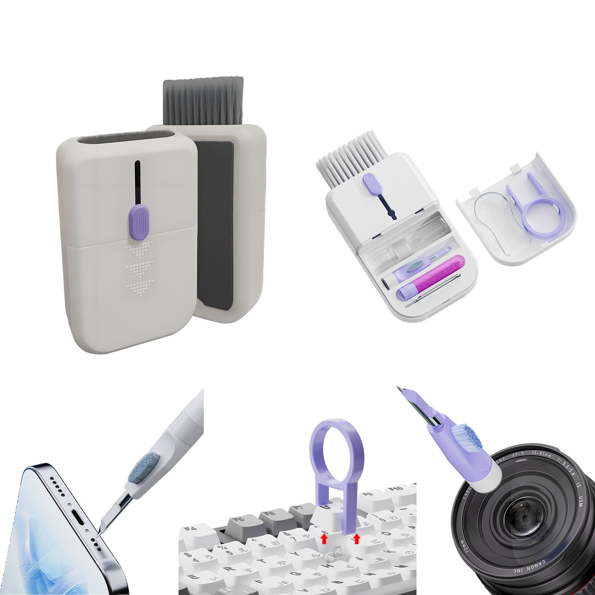Multi-Functional Cleaning Brush Set