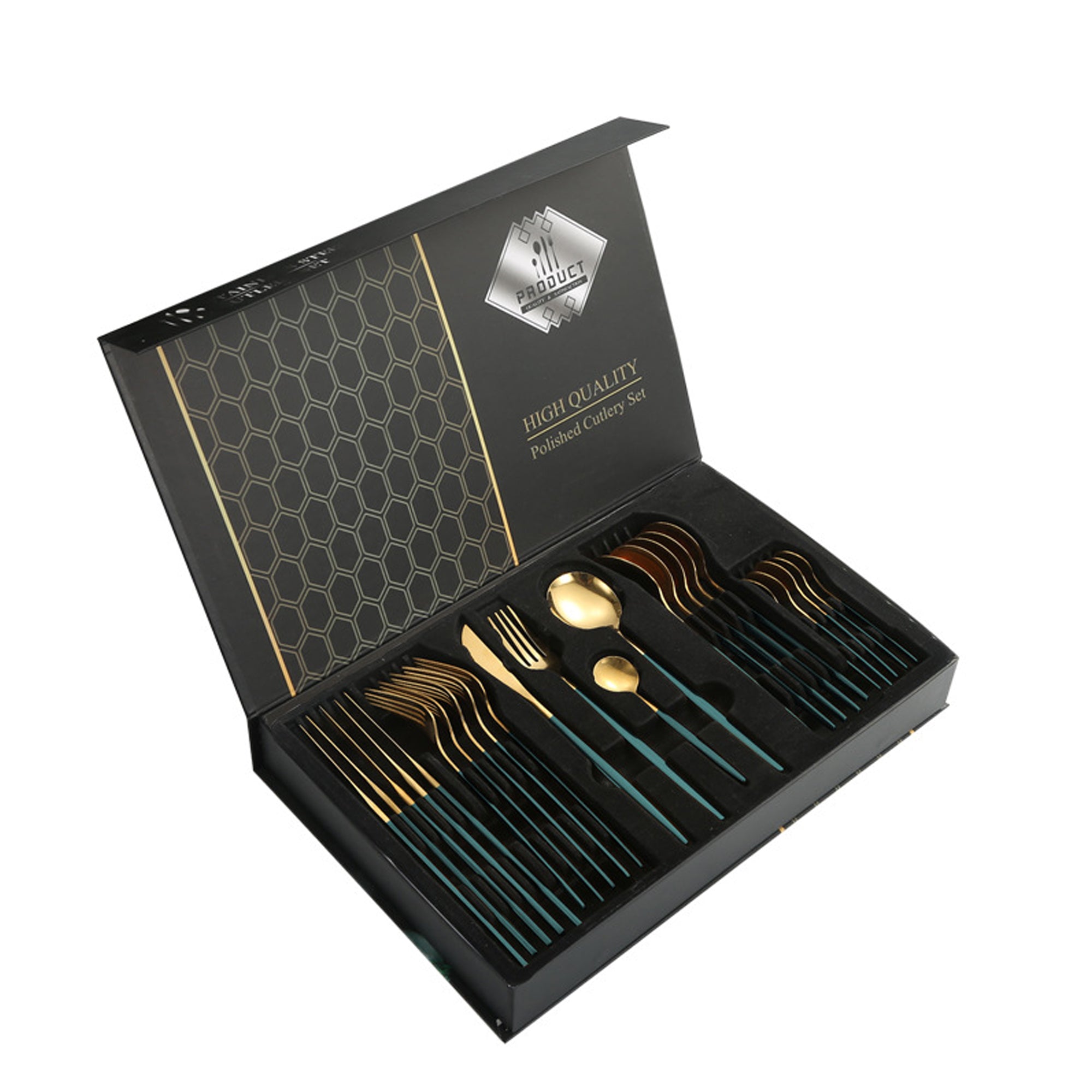 Stainless Steel Cutlery 24-Piece Set