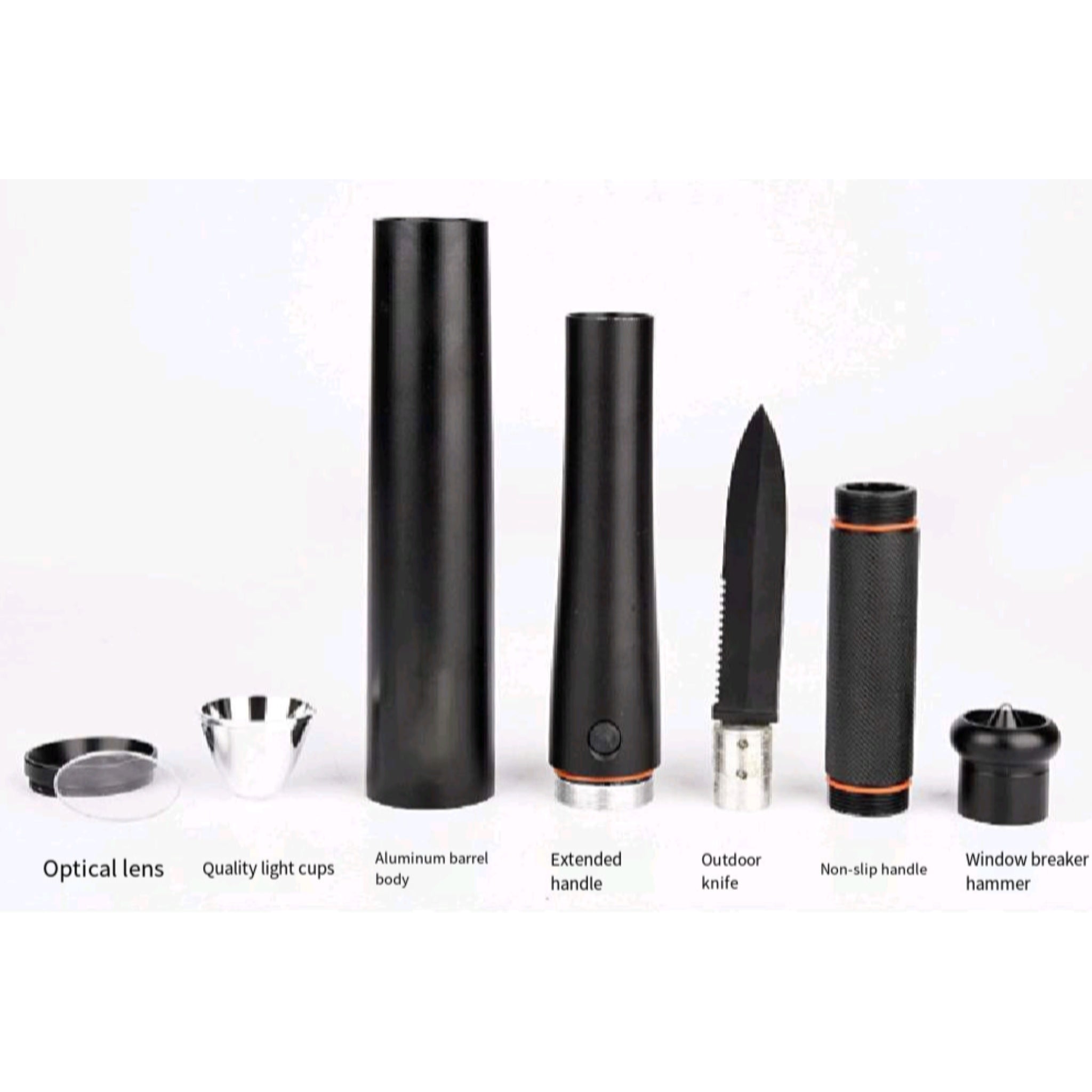 Car Emergency Self Defense Flashlight Baton