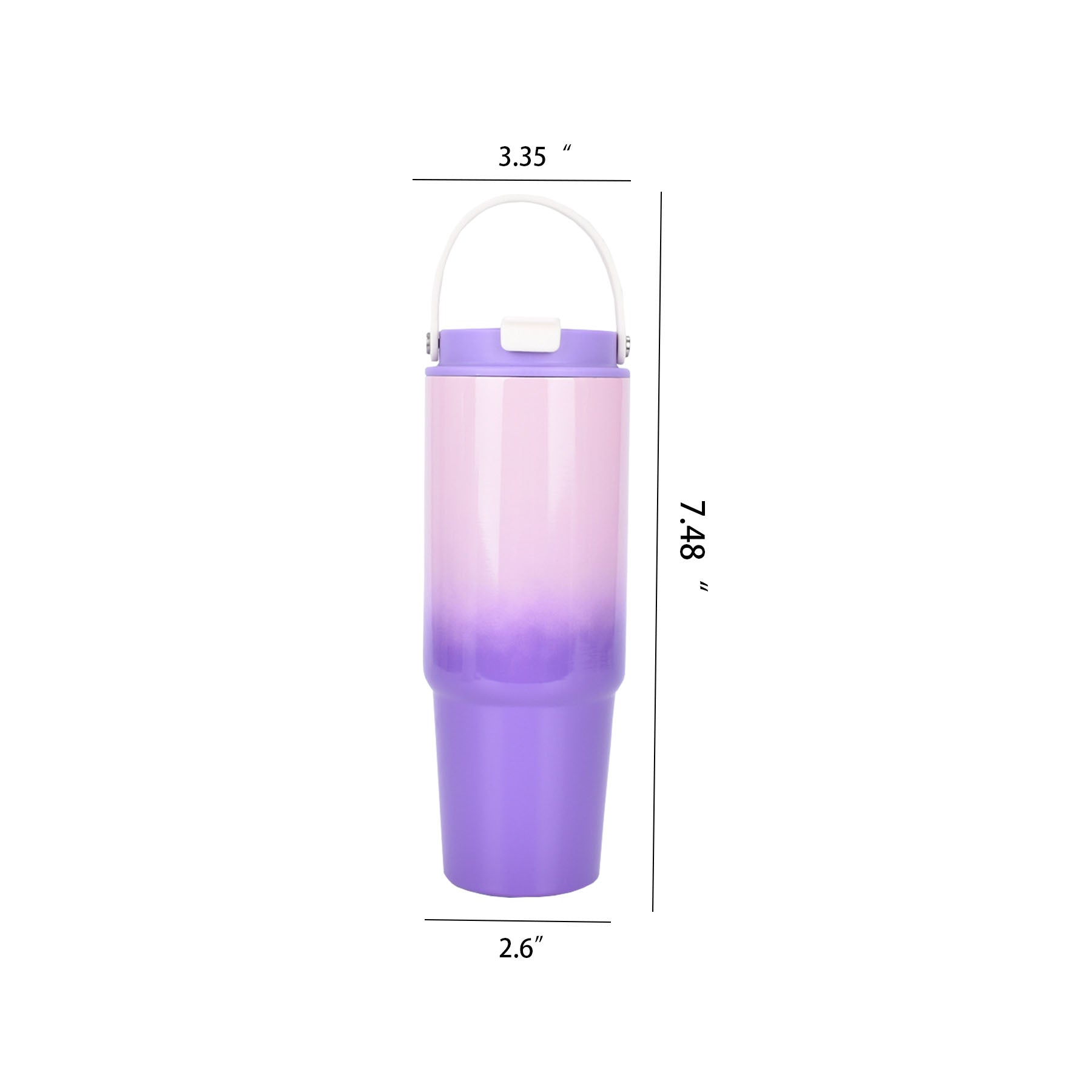 20oz Insulated Stainless Steel Tumbler with Handle