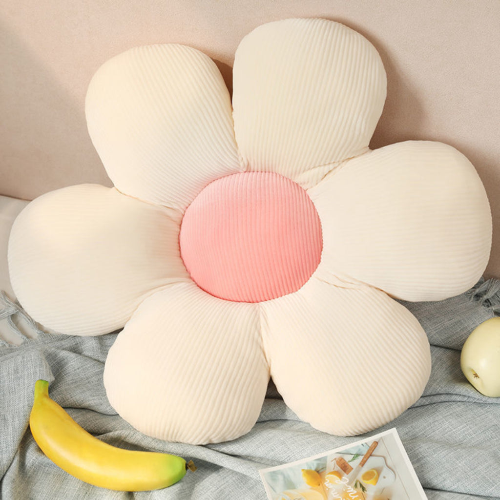 Sunflower Floor Cushion Memory Foam Washable Seat Pad
