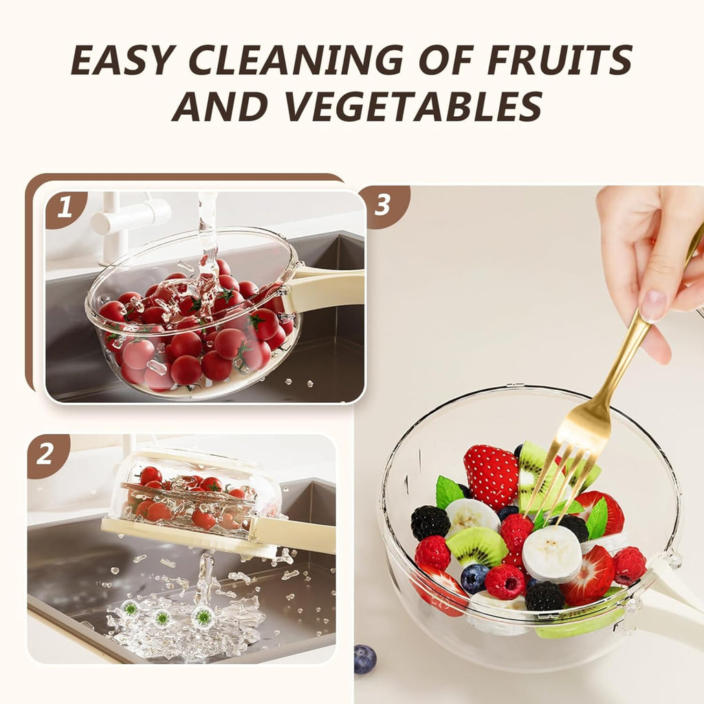 24cm Expandable Hands-Free Fruit Bowl