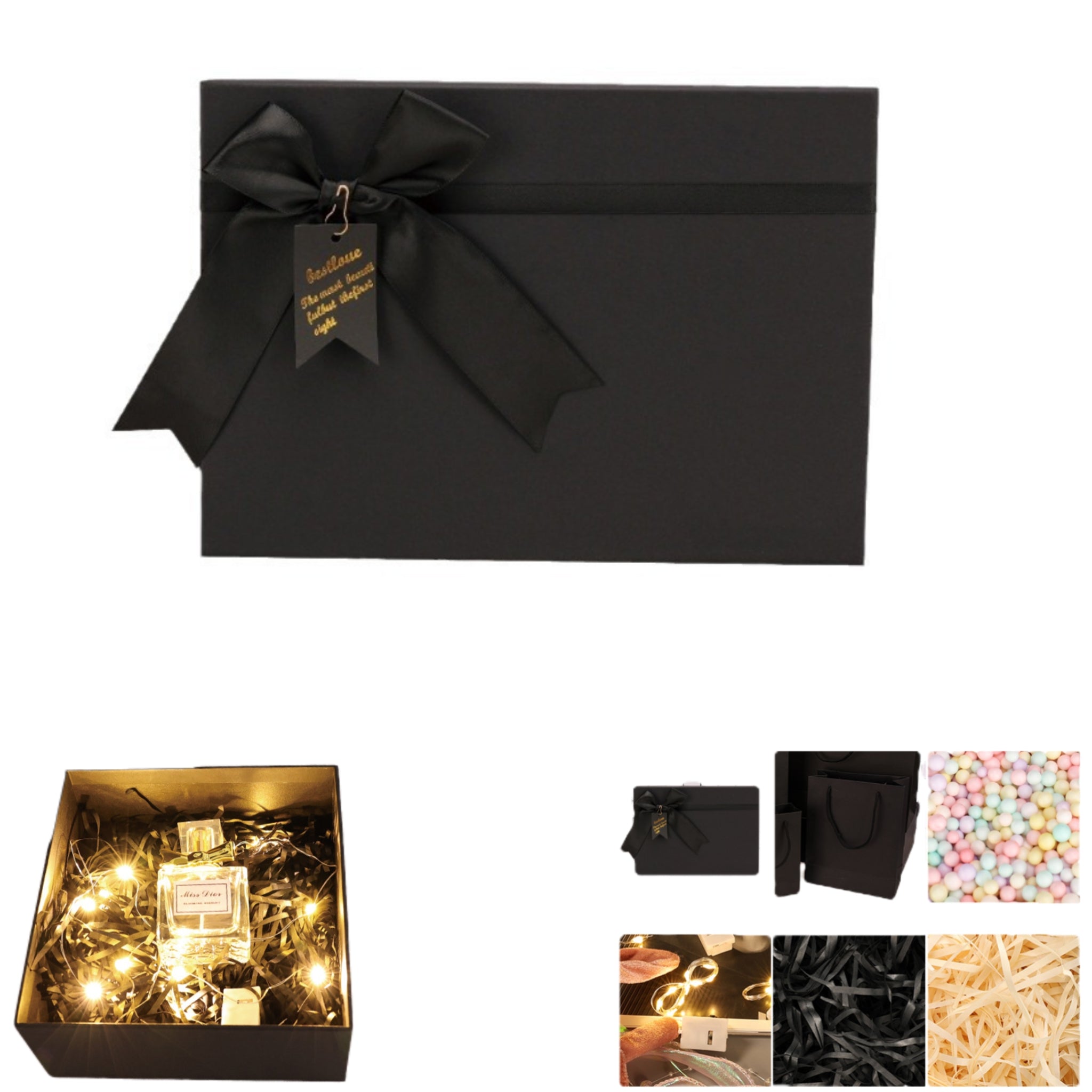 Black Gift Packaging Set