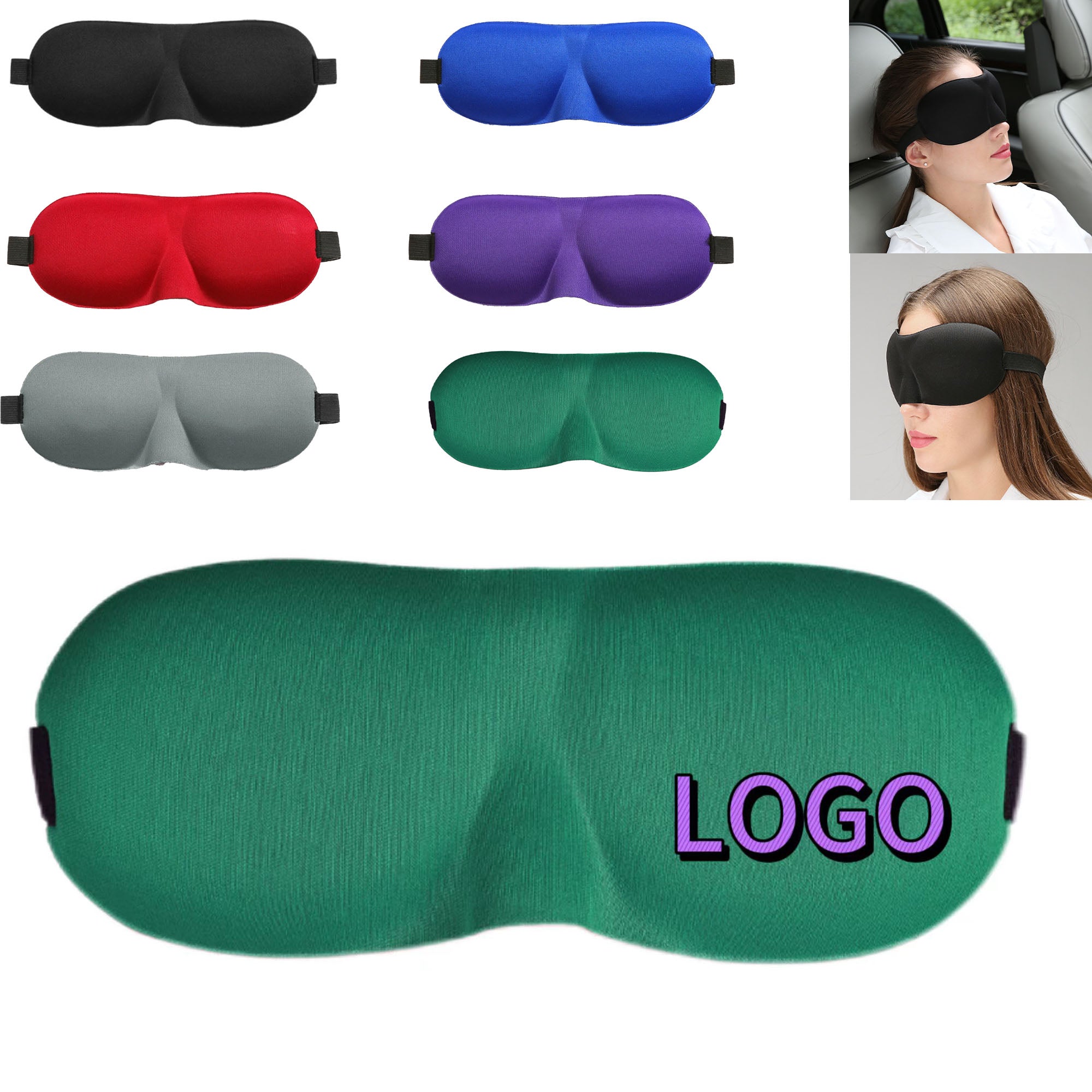3D Sleep Eye Mask With Nose Wing