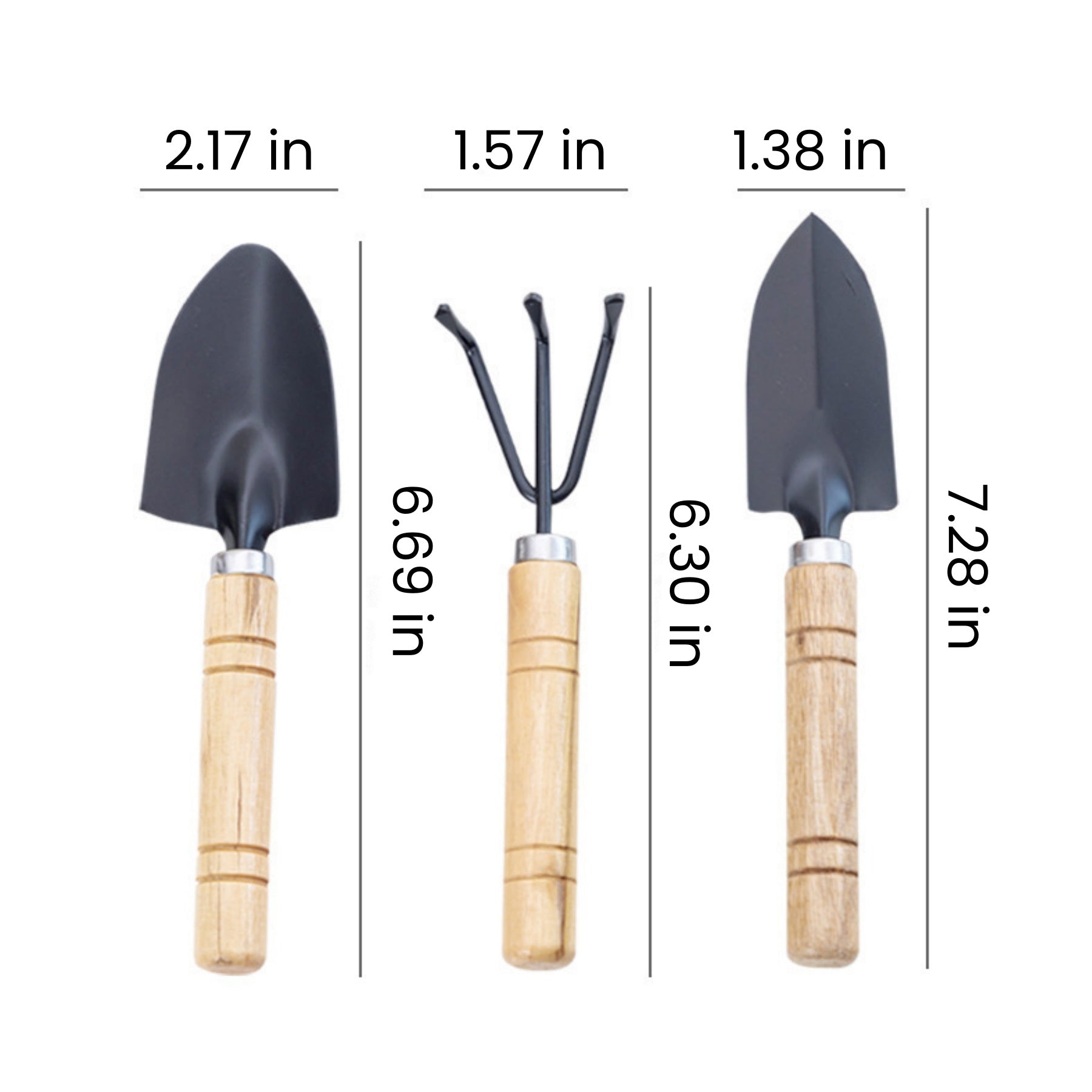 3-Piece Gardening Tool Set
