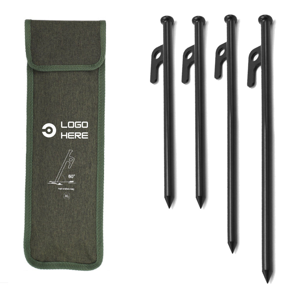 Ground Nail Storage Bag and Four Ground Nails