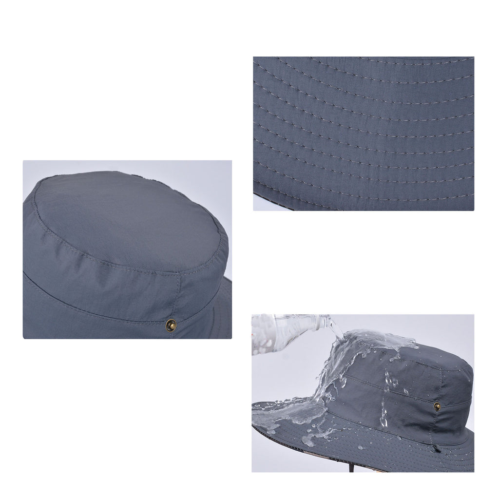 Outdoor Foldable Reversible Sun Protection Fisherman Hat