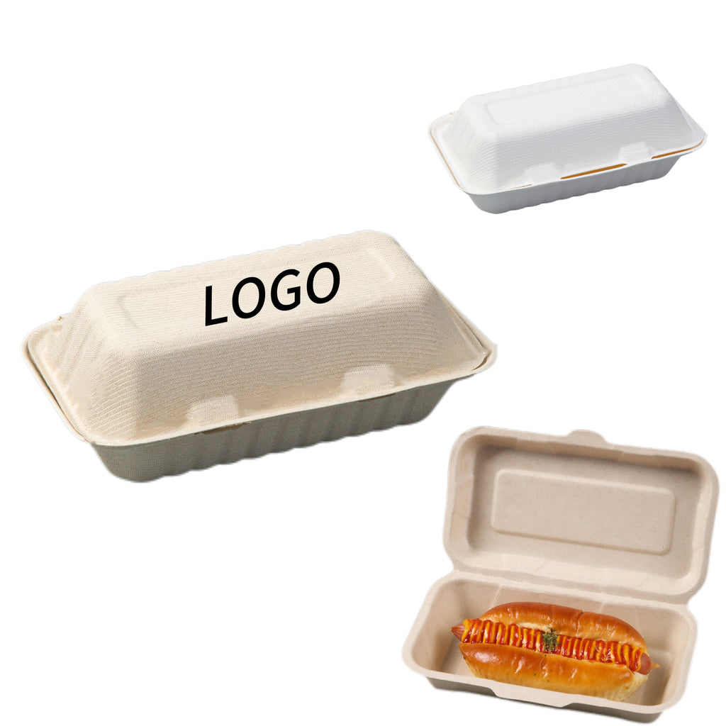 Disposable Pulp Hot Dog Tray