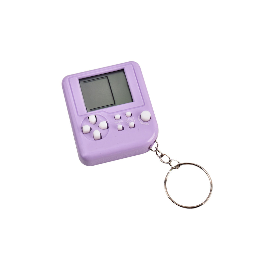 Mini Tetris Game Console Keychain